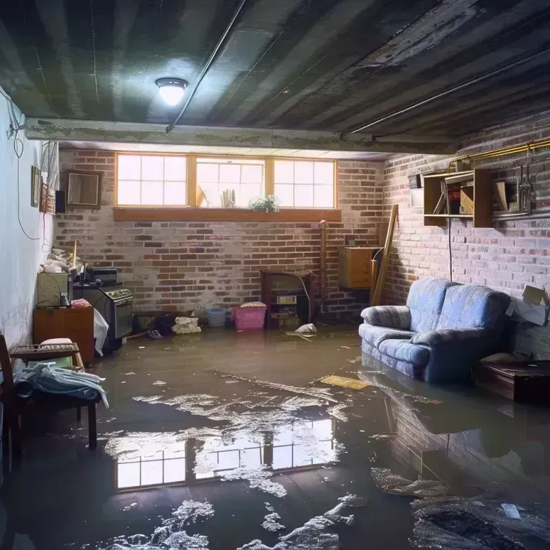 Flooded Basement Cleanup in Keene, TX